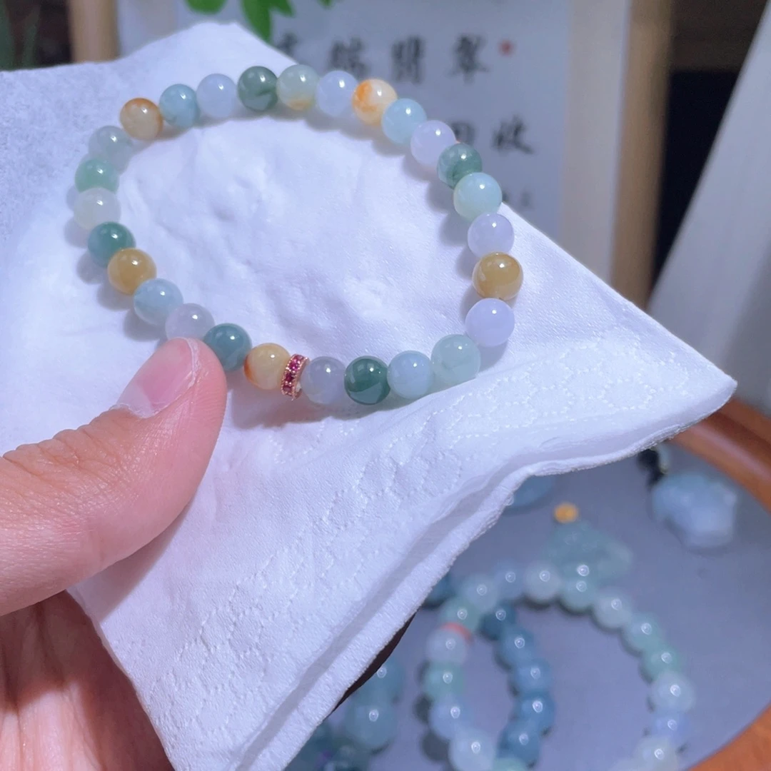 翡翠未镶嵌颈饰手串18