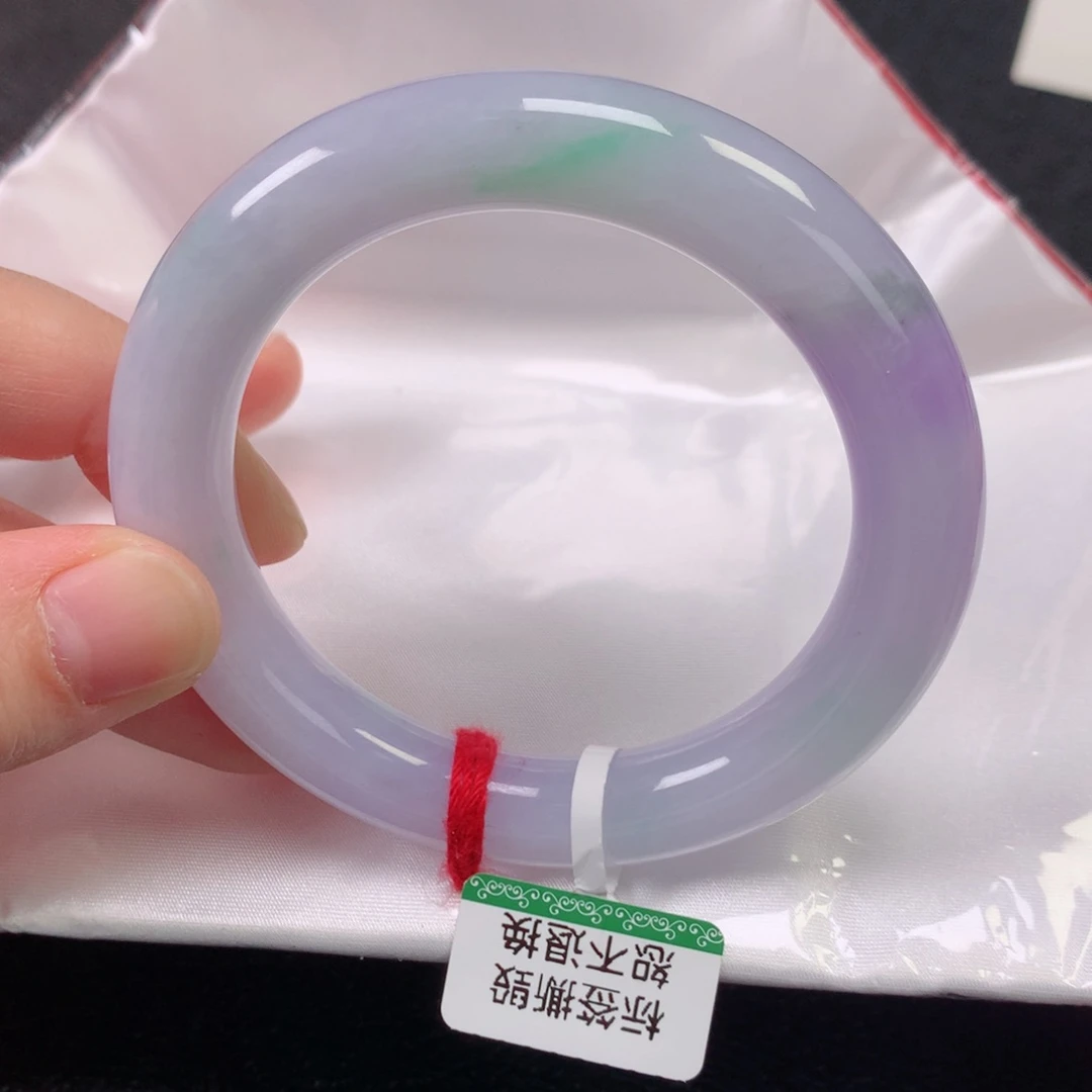 未镶嵌手镯翡翠缅甸天然翡翠手镯5455