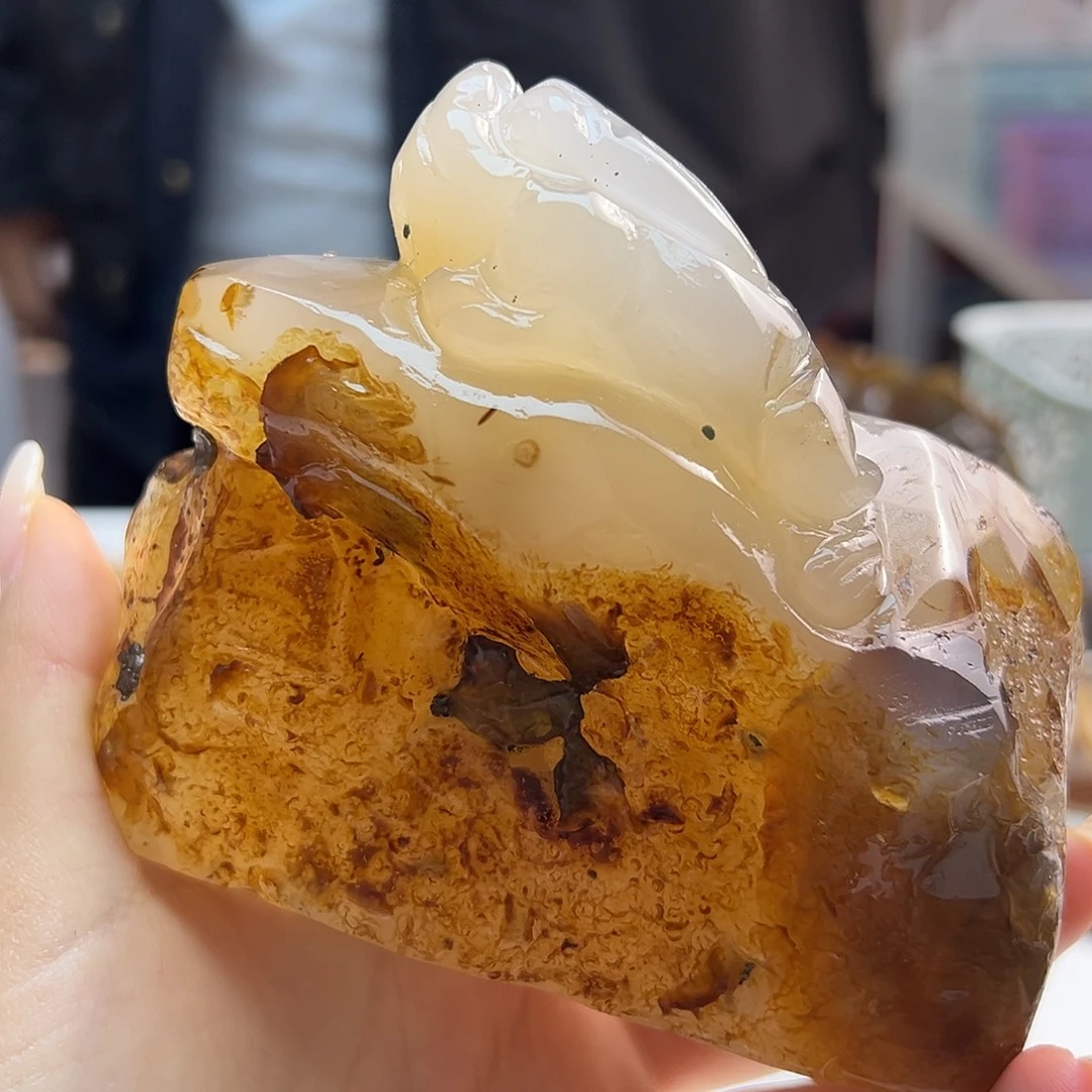 玛瑙/玉髓未镶嵌吊坠(不含链)