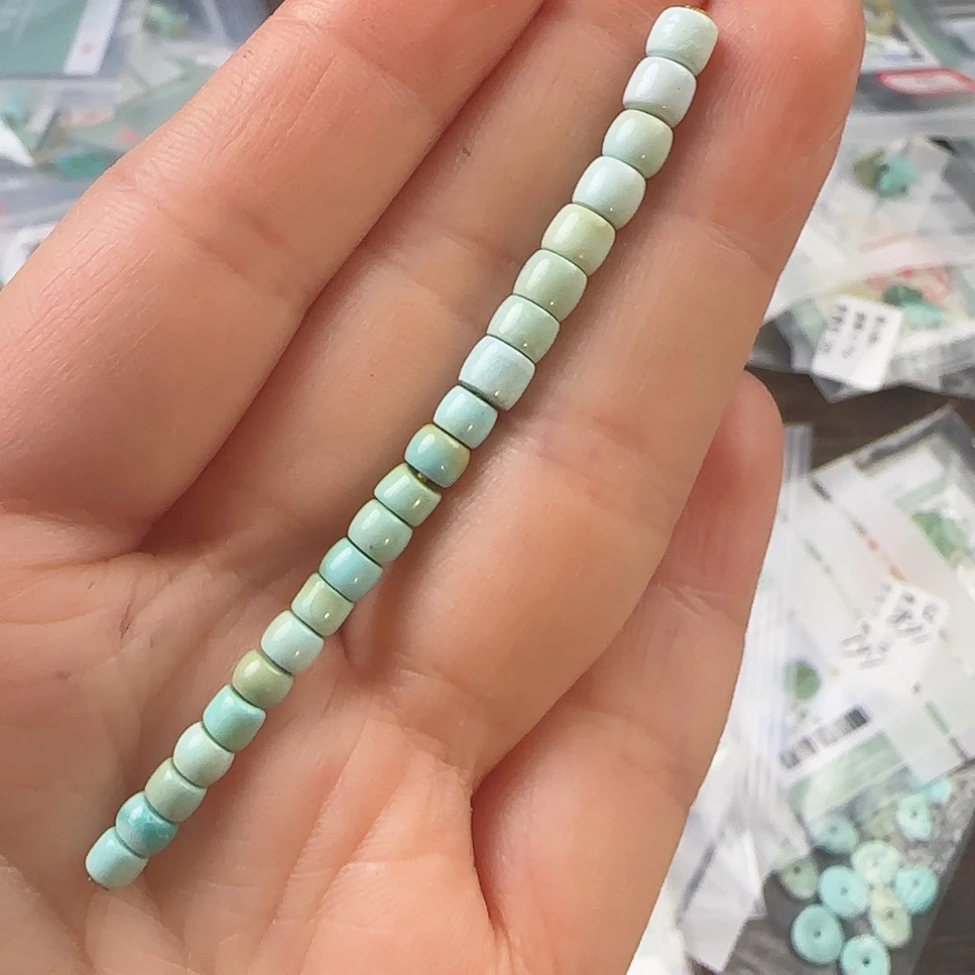 绿松石珠宝半成品未镶嵌