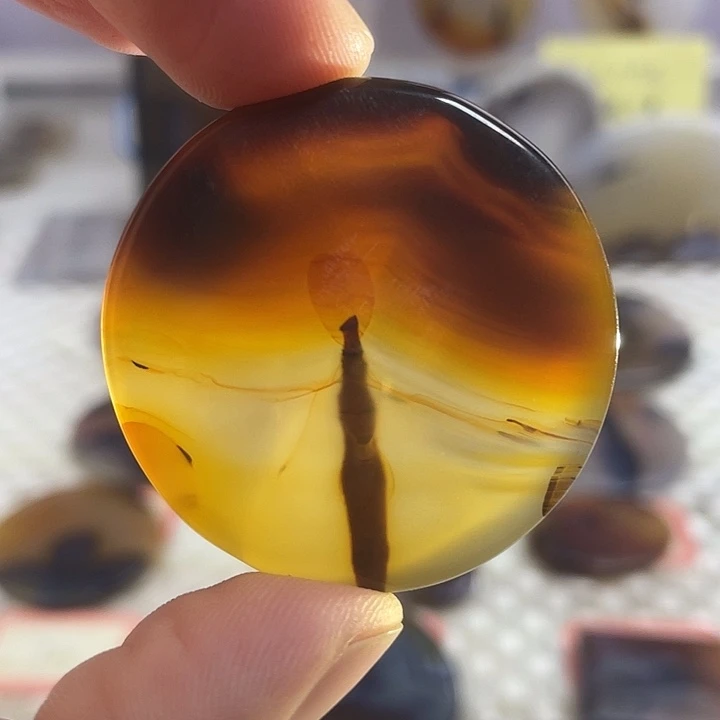 玛瑙/玉髓合金颈饰