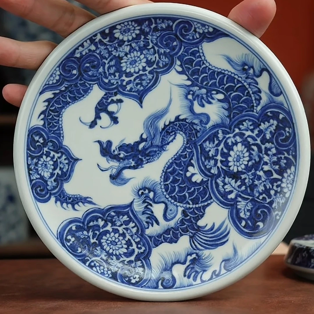 付明华制穿花龙壶承