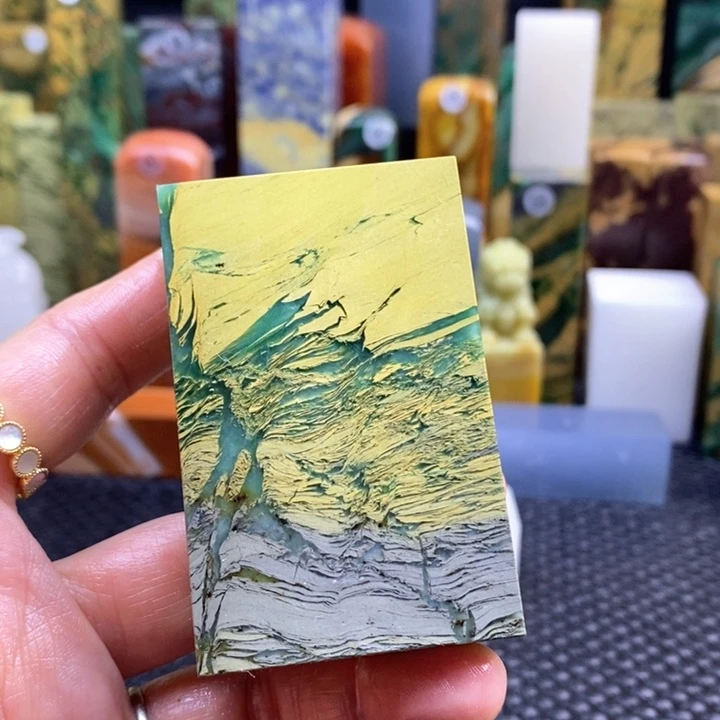 青田石波*青田石印章石