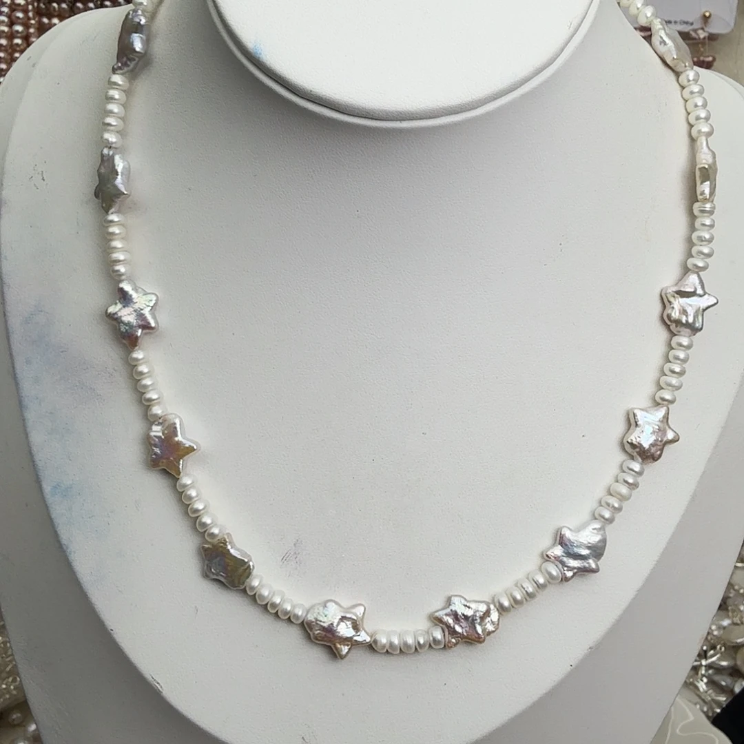 淡水珍珠未镶嵌颈饰