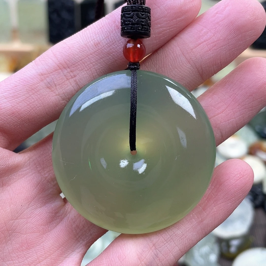 蛇纹石玉未镶嵌戒指