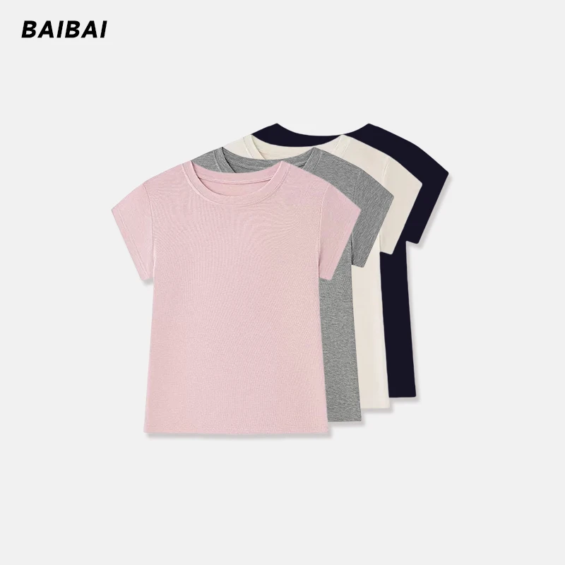 轻薄莱赛尔天丝醋酸棉羊毛t恤女夏季修身2025流行短袖女款2025年