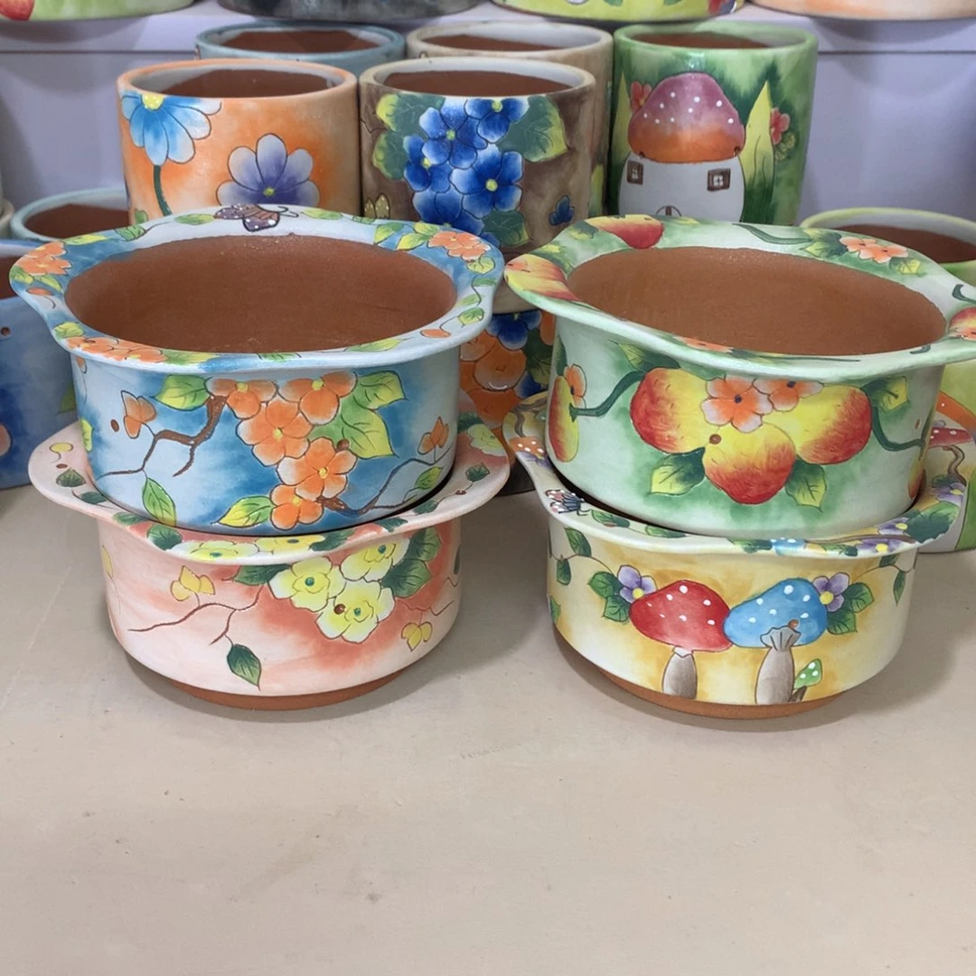 福利正品红陶花盆