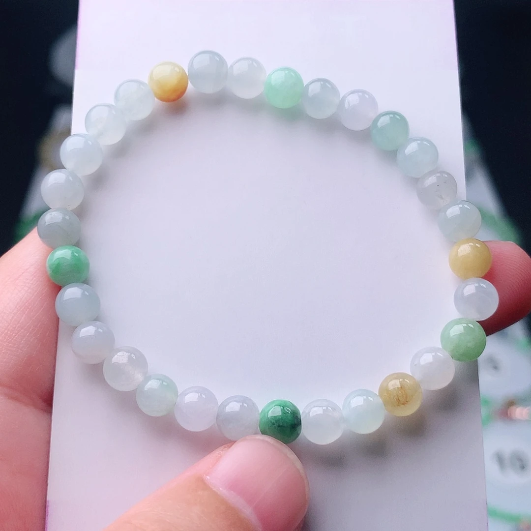 未镶嵌手串翡翠翡翠