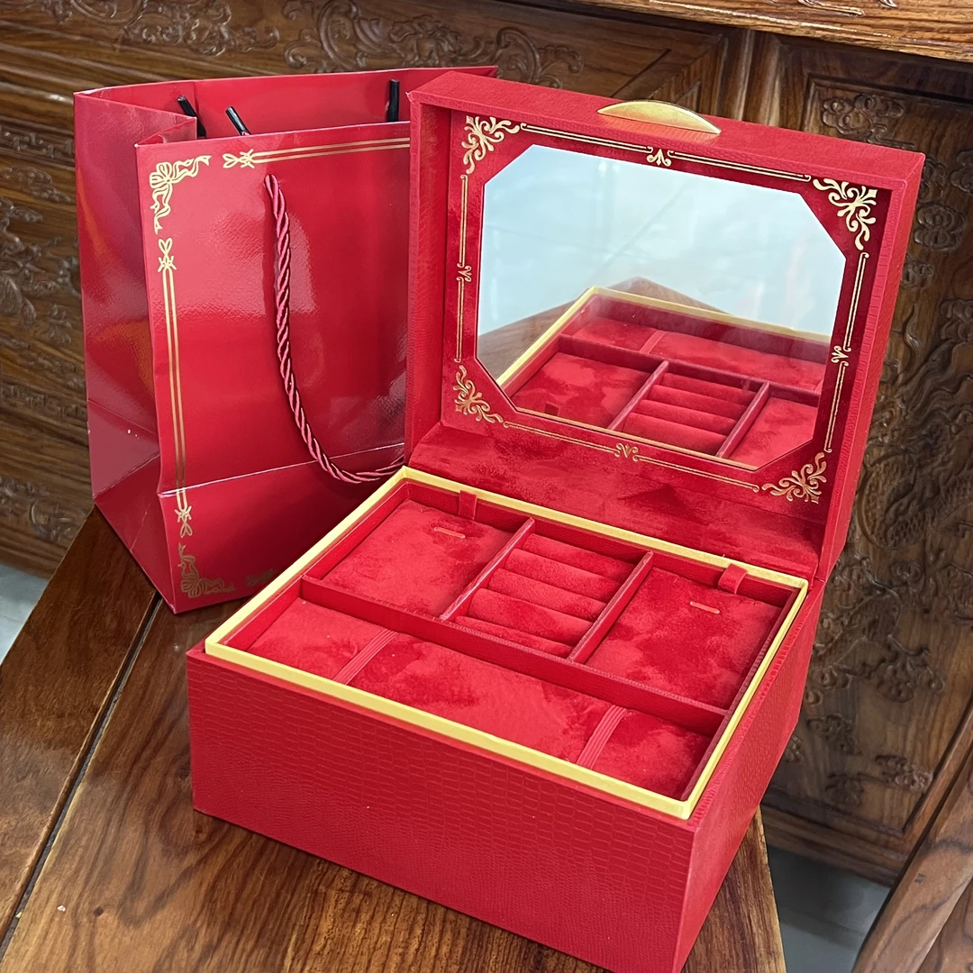 【冉老师专享】红红火火精美首饰盒