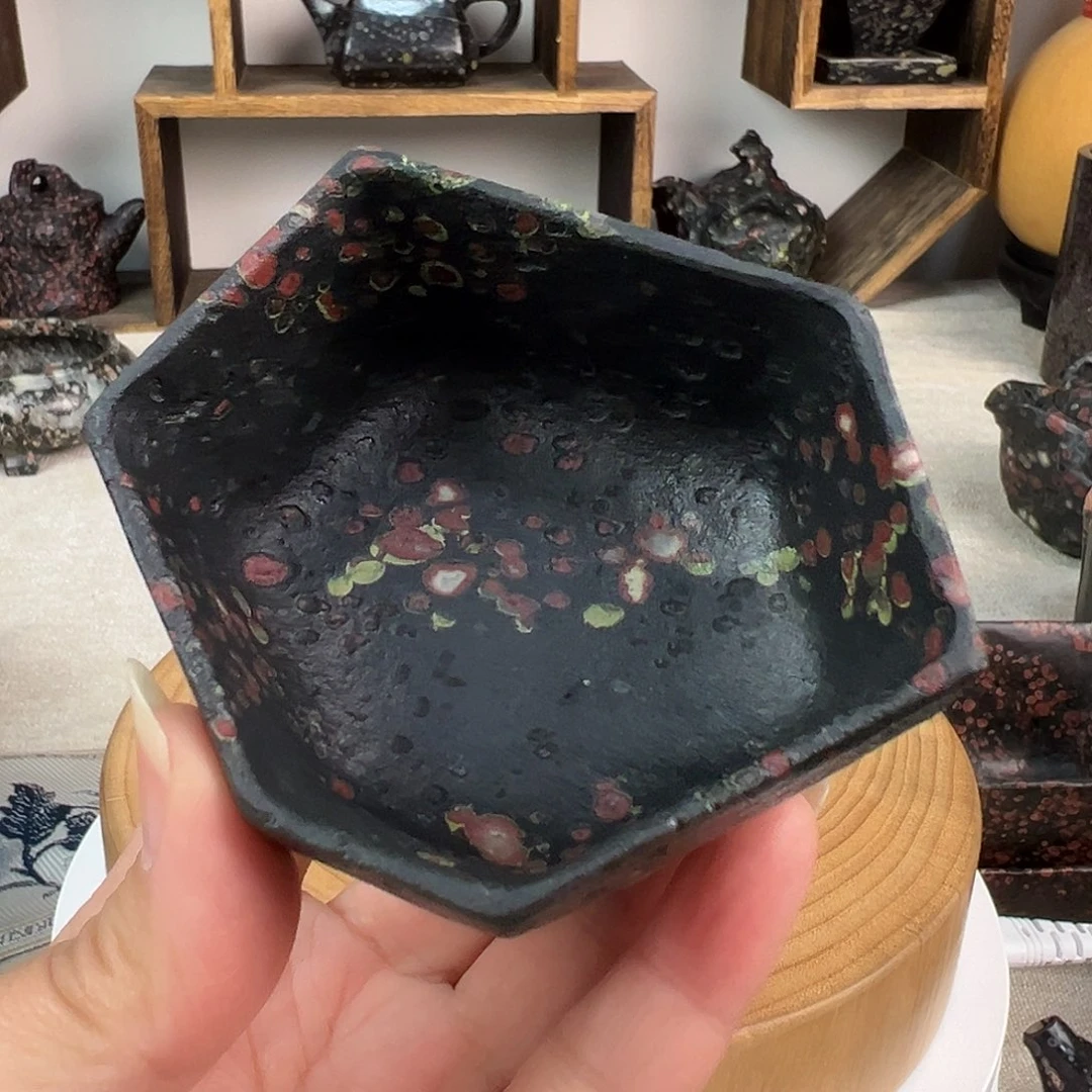 梅花玉精品随形杯