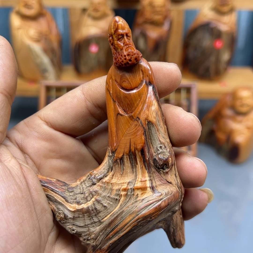 用***6木崖柏木摆件手把件