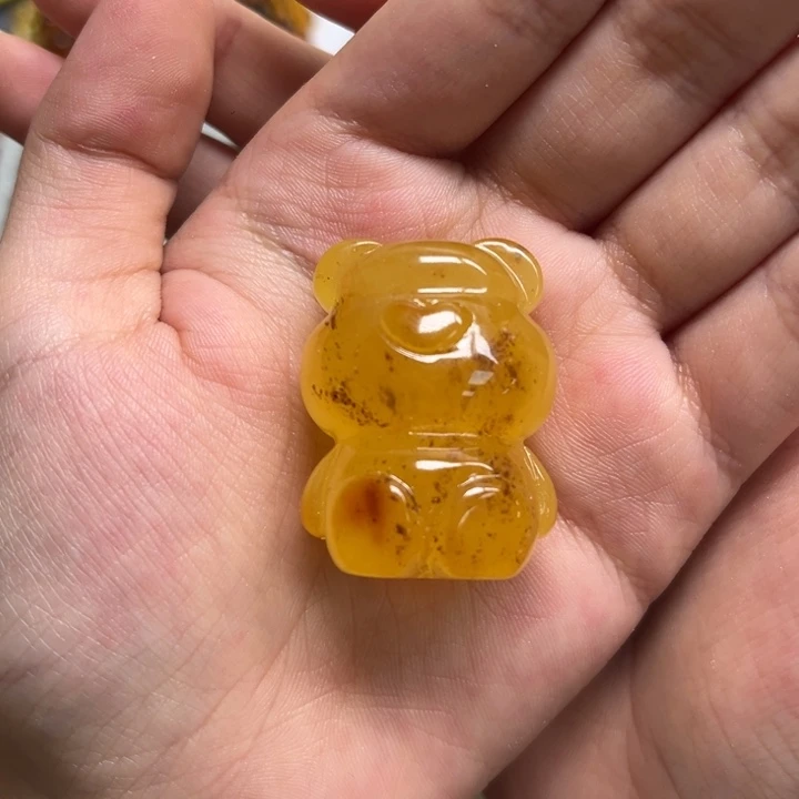 未镶嵌蜜蜡裸石天然琥珀蜜配