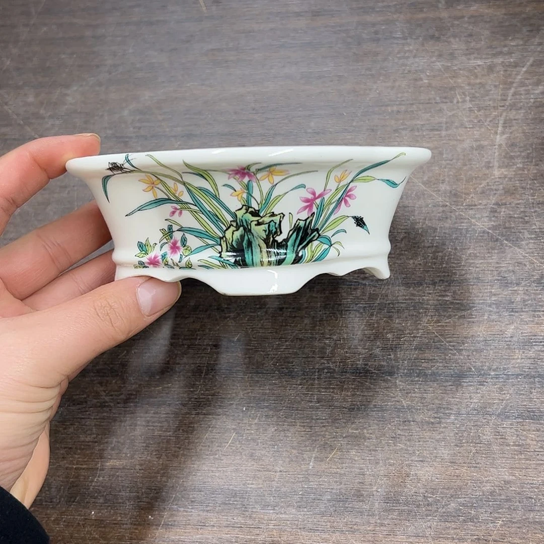 紫砂花盆161号微瑕13/12/4cm