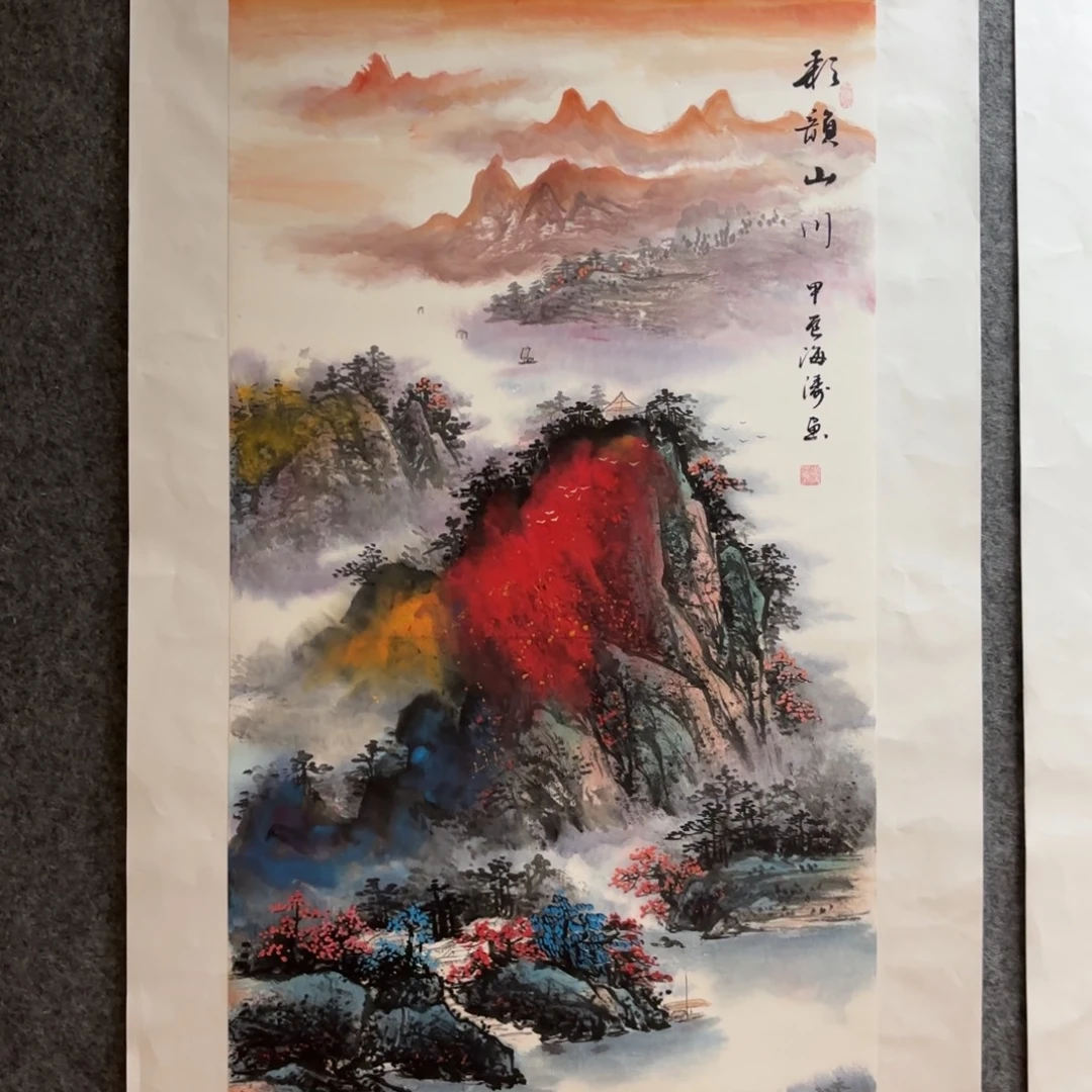 国画国画作品山水、花鸟精品