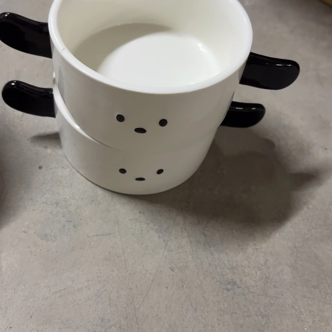 搪瓷微瑕两个帕恰狗