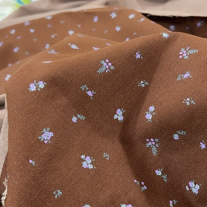 ꧁****无纺布全棉牛仔碎花2m布头