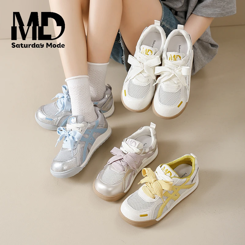 SATURDAYMODE2025夏季新款小白鞋小众女鞋百搭时尚休闲鞋时尚S15