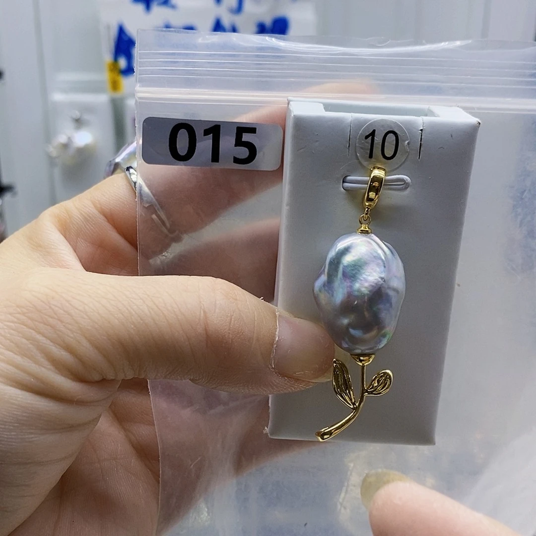 颈饰合金淡水珍珠