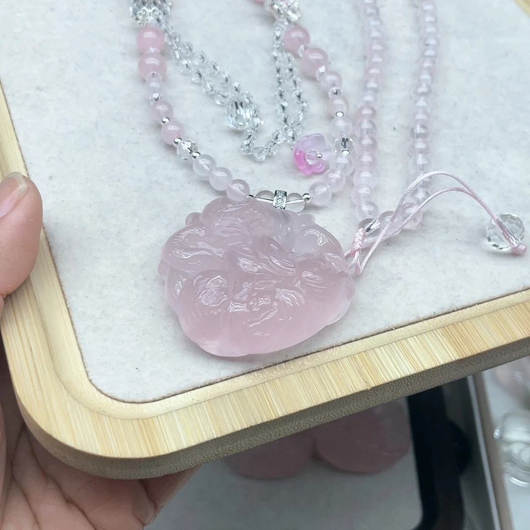 水晶吊坠(不含链)未镶嵌恭****来