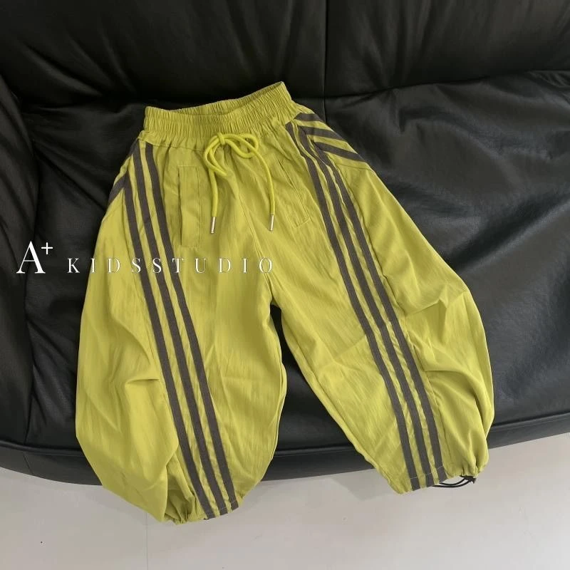 儿童夏季休闲裤2025新款男童薄款防蚊裤夏季长裤男女宝宽松空调裤