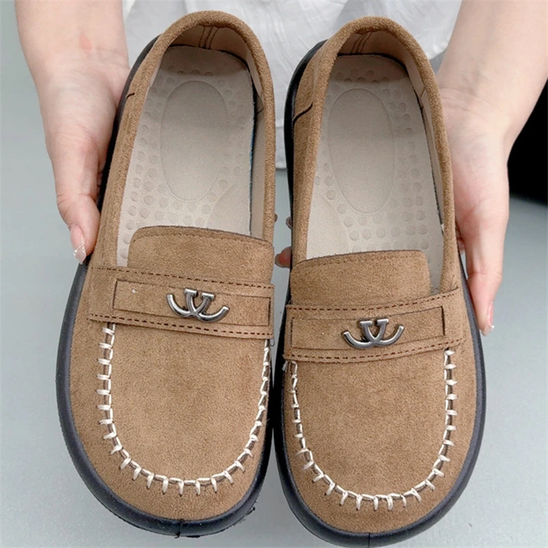 2025春季新款老北京布鞋时尚休闲勃肯鞋软底轻便百搭一脚蹬懒人鞋