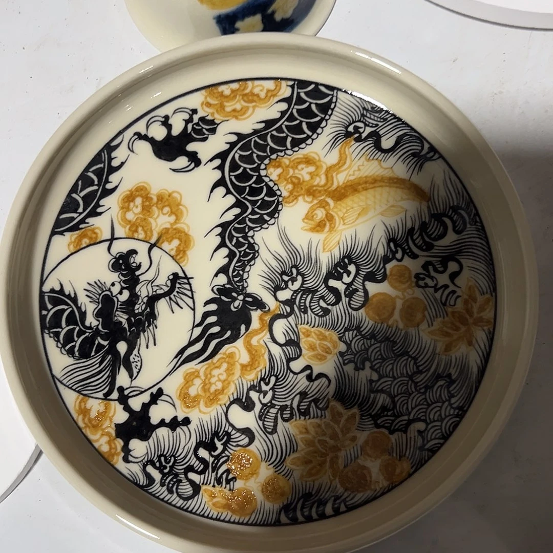 孙***)陶摆件景德镇手工手绘陶瓷