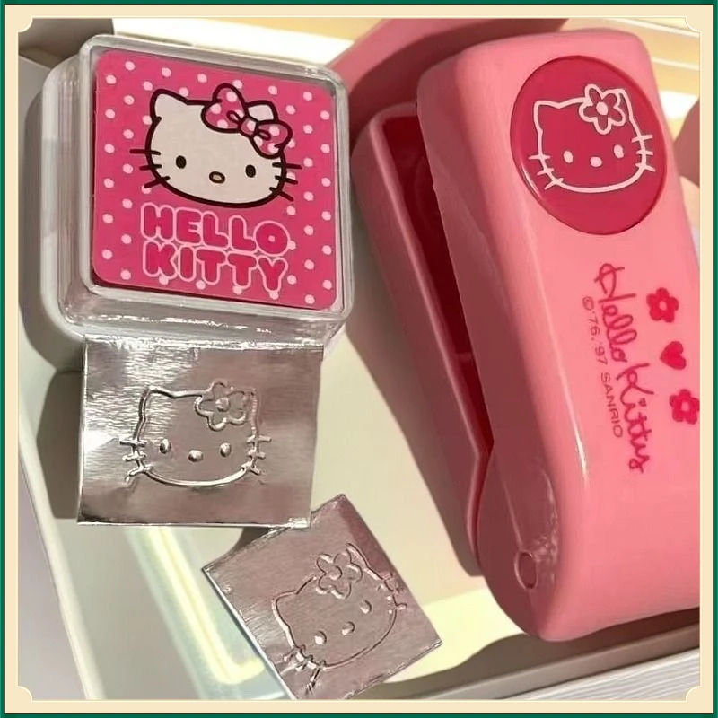 可爱印章hellokitty猫压花器FJXX印章ins高颜值kitty压花器【飞菲】