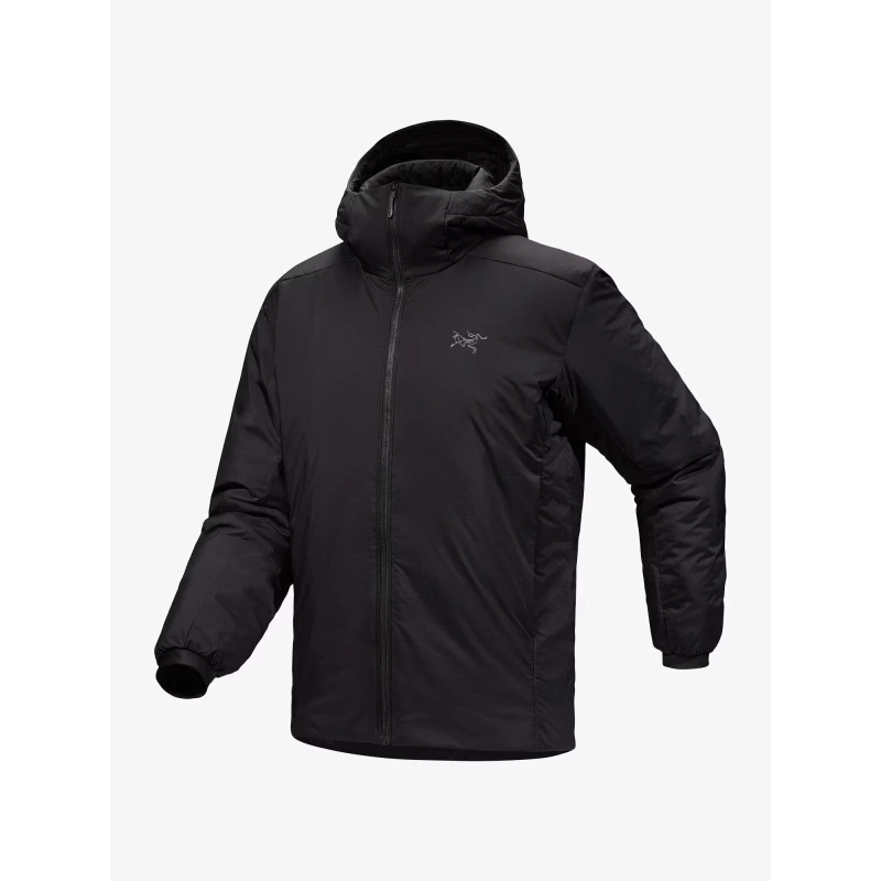 未使用 ARC'TERYX/始祖鸟 男款atom hoody秋冬棉服保暖防风外套黑