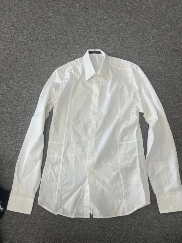 99新 Givenchy/纪梵希 白色 长袖 衬衫 衣长75