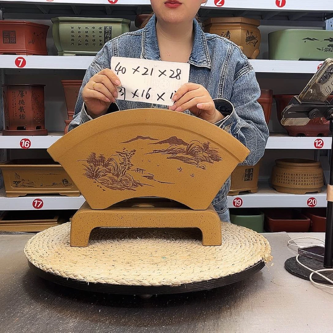 紫砂花盆紫砂花盆