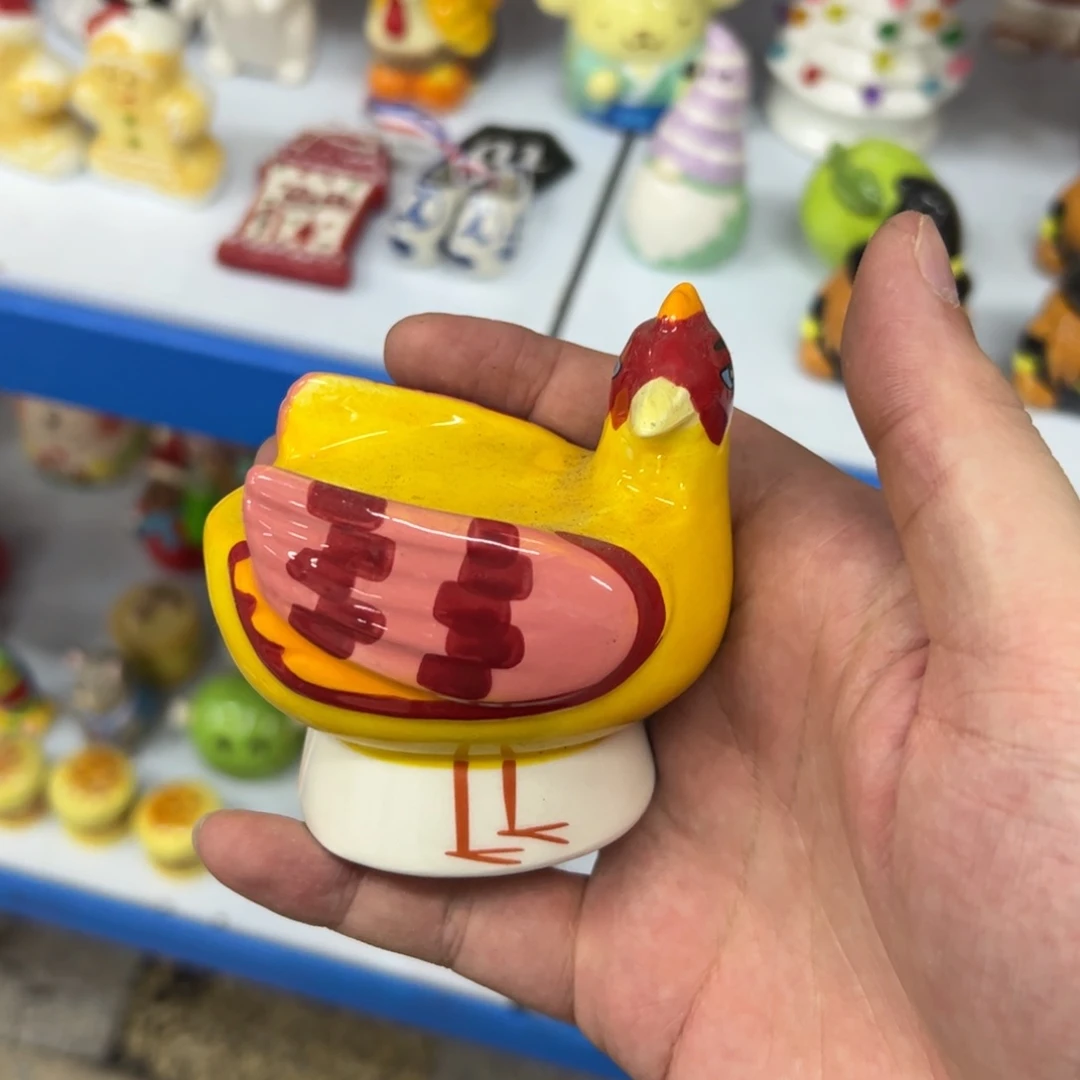 紫砂1鱼**园陶瓷瑕疵磕碰封釉，完美主义者慎拍！