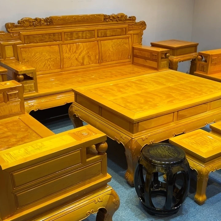 竹时*金丝楠木沙发123