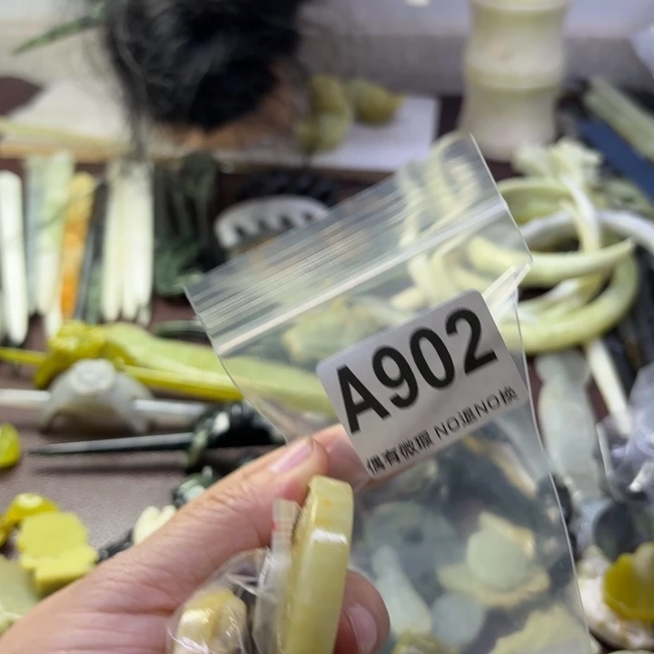 蛇纹石玉发饰合金?****?