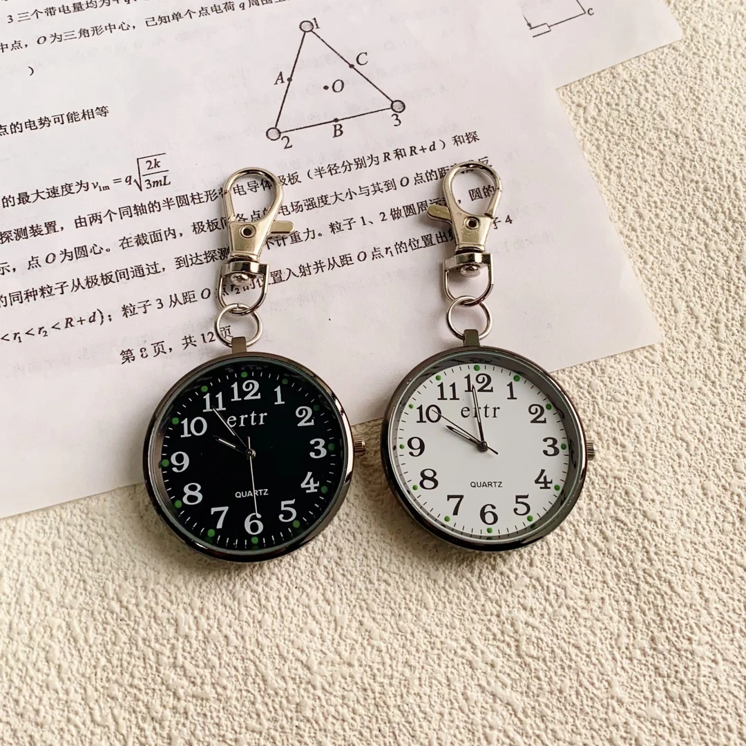 学霸专用考试怀表静音考研夜光公务员防水指针计时手表中考高考