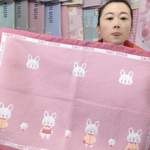 棉特价粉色小兔子