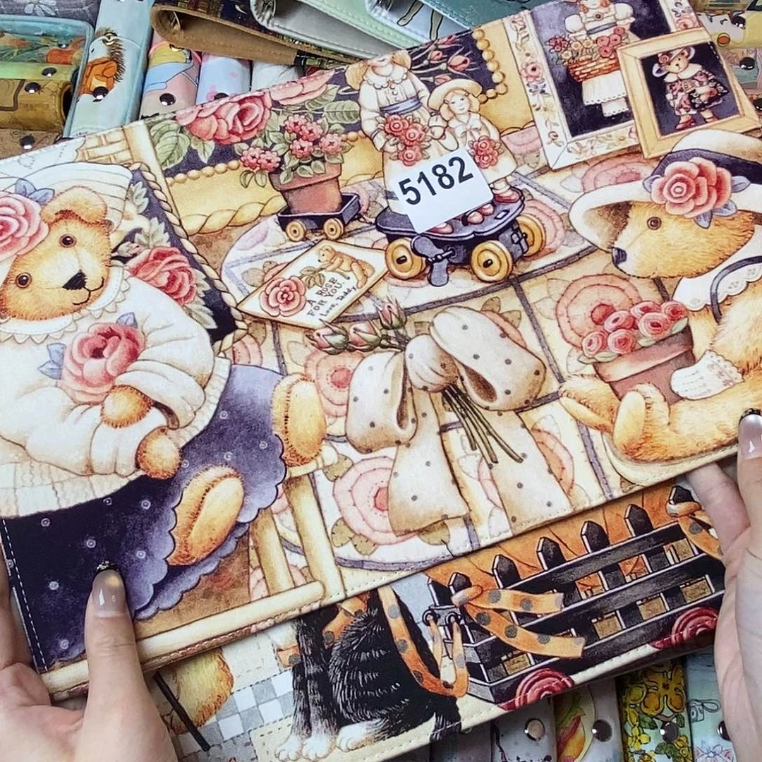 织绣A5活页不带纸5182