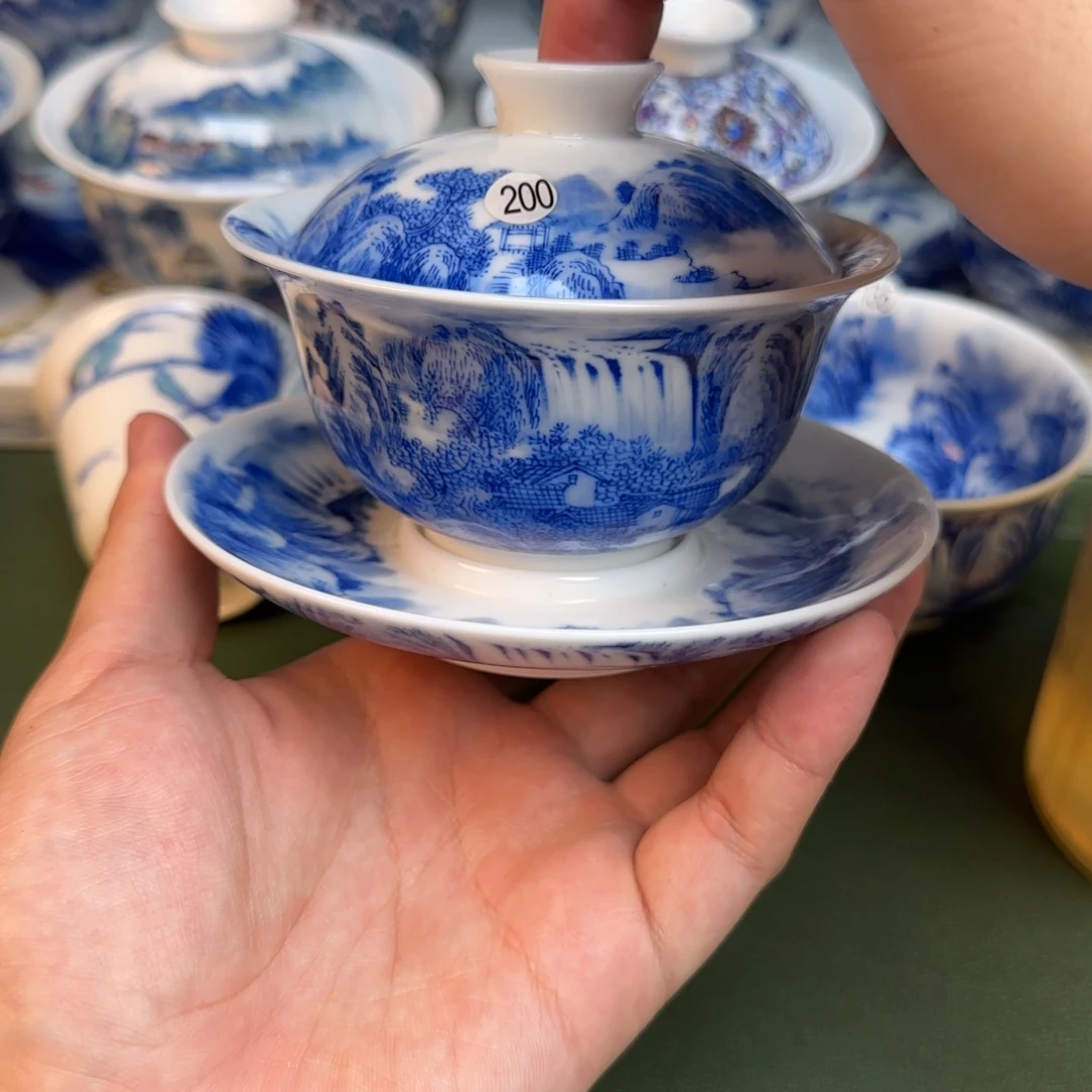 彦祖纯手工手绘茶具200