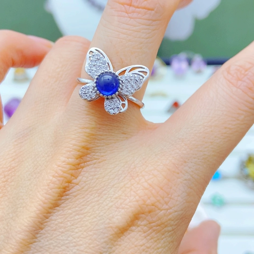 戒指蓝宝石未镶嵌