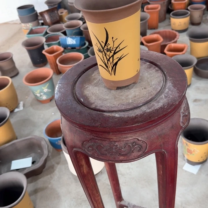 紫砂紫砂花盆20*15