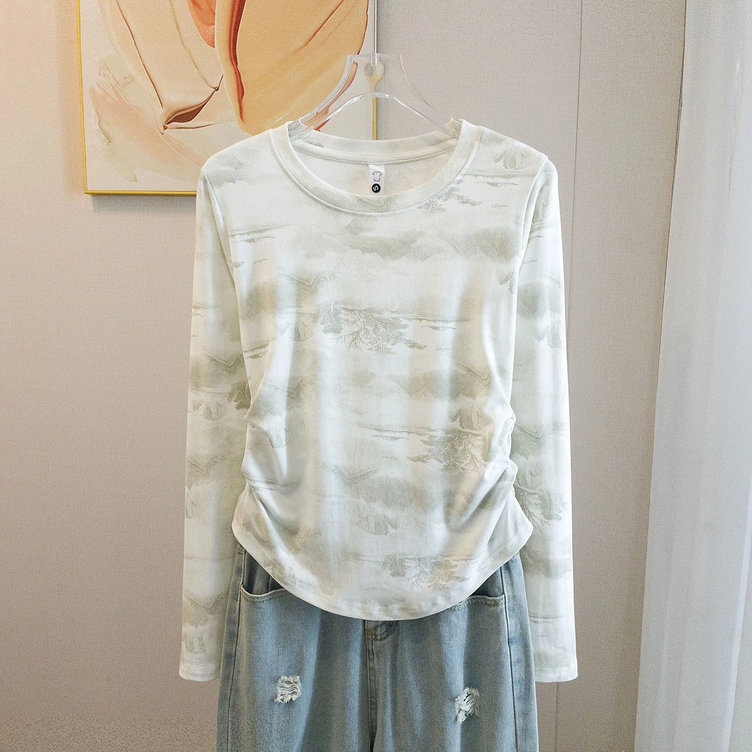 PA正肩打底衫遮肉上衣短袖大版微胖妹妹大码女装显瘦修身新款t恤