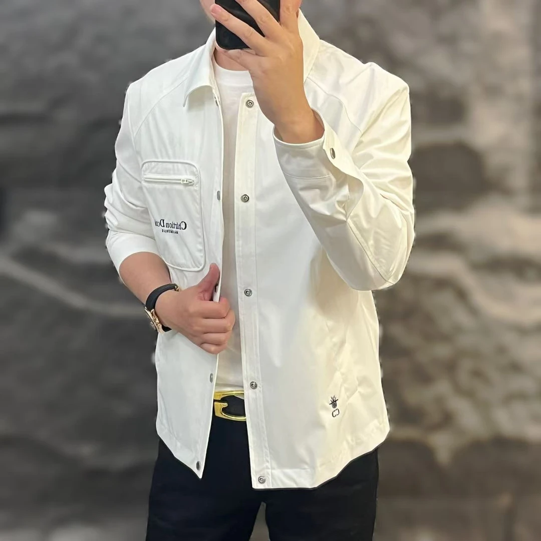新款高端男士潮流百搭个性休闲夹克3993