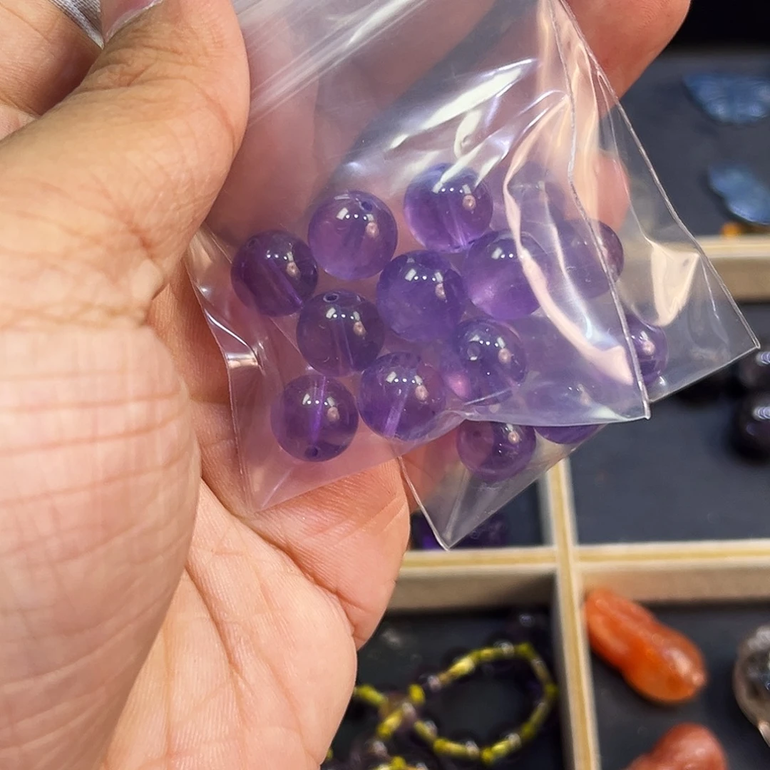 烙***酪水晶颈饰未镶嵌紫水晶