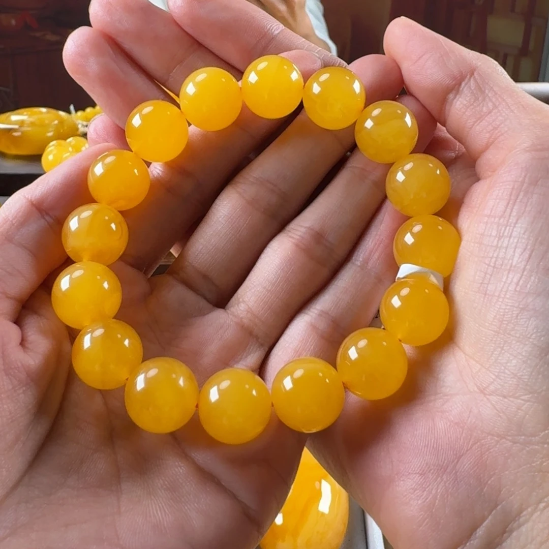 未镶嵌毛衣链蜜蜡郝*板