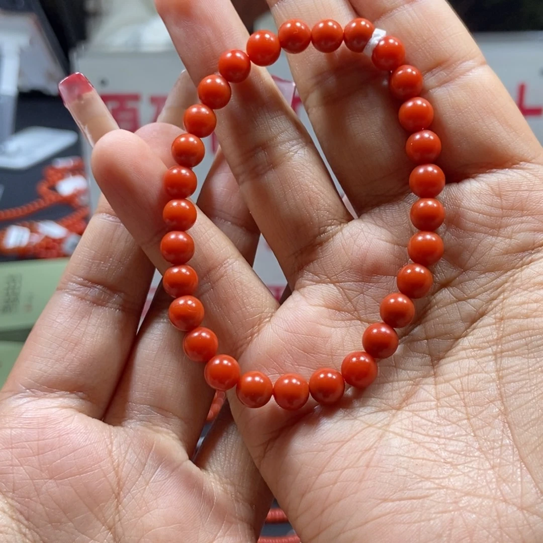 南红玛瑙6+阿东寨老南红单圈未镶嵌ˋ****