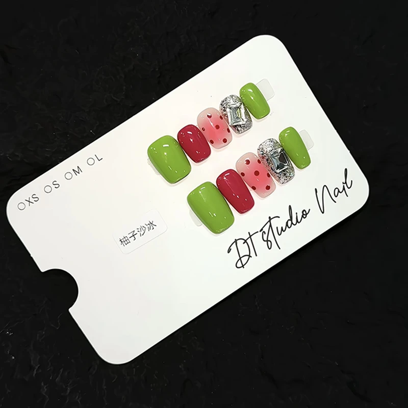 【柚子沙冰】DT原创设计师纯手工穿戴甲美甲