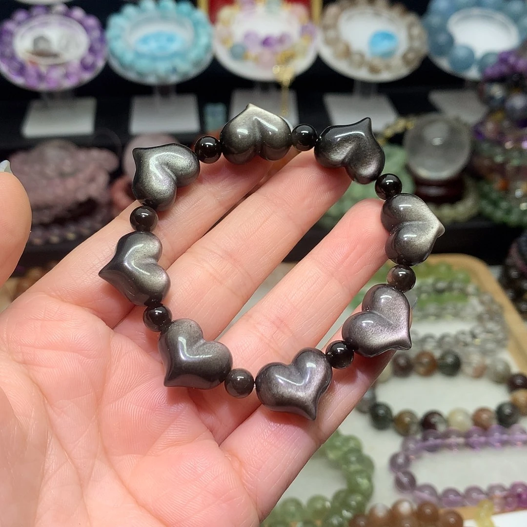 未镶嵌手链玛瑙/玉髓银耀