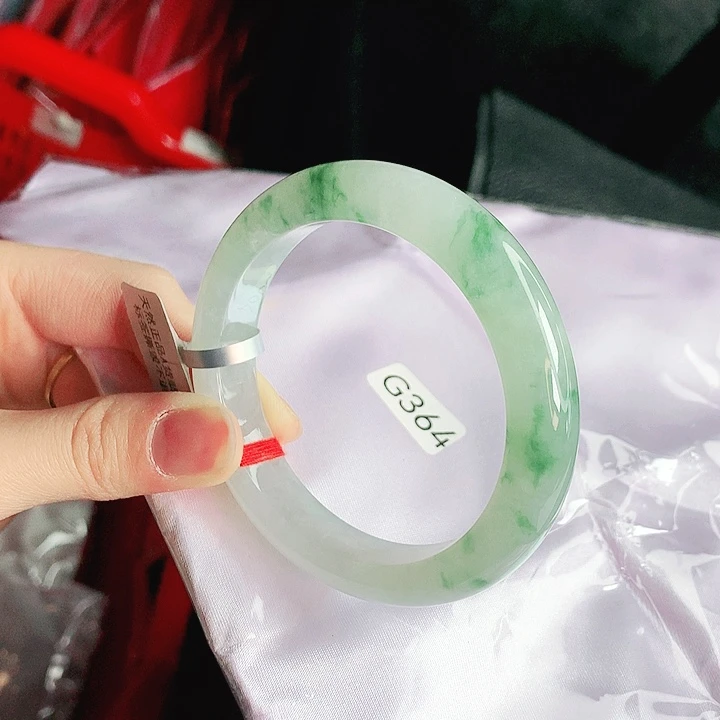 翡翠未镶嵌手镯缅甸天然a货翡翠手镯