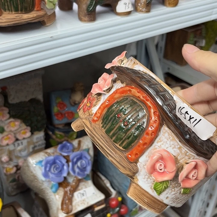紫砂花盆粗陶材质多肉花盆