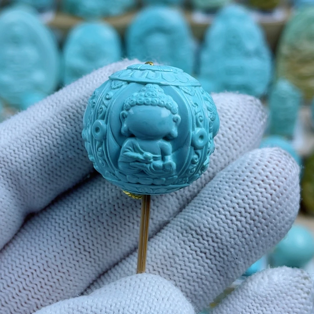 绿松石未镶嵌珠宝奇石25mm