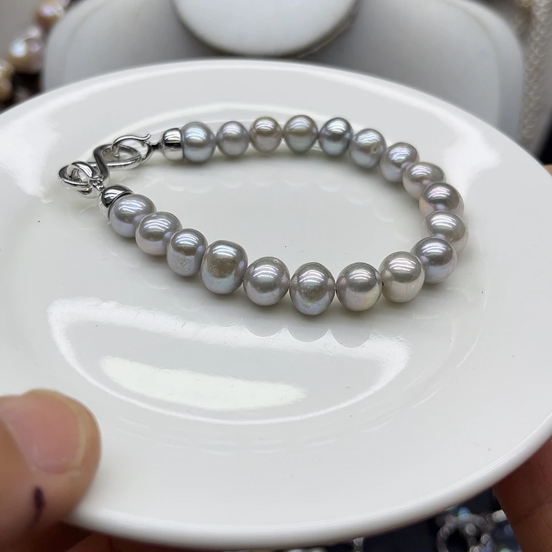 淡水珍珠钛钢颈饰